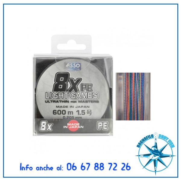 Asso 8X PE Light Games 600m Multicolor
