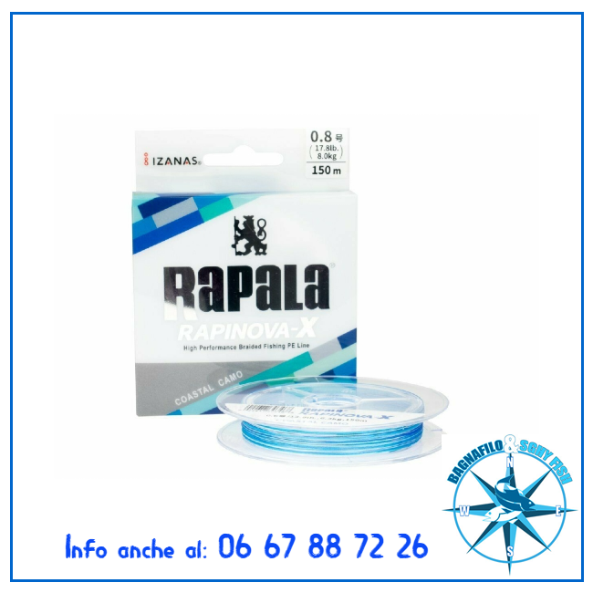 Rapala Rapinova X 150m 1 Rapala Rapinova X 150m