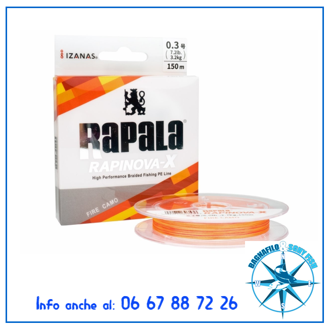 Rapala Rapinova-X 150m 1 Rapala Rapinova-X 150m