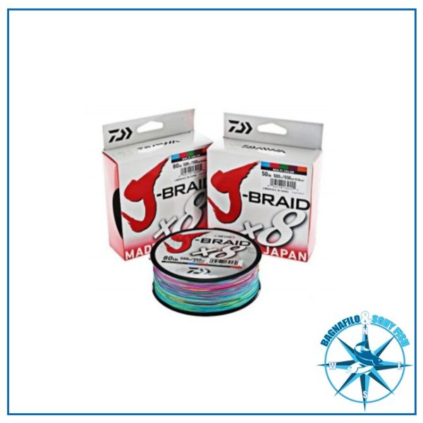 Daiwa J-Braid x8 500m MULTICOLOR