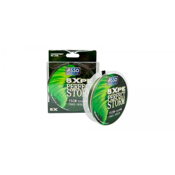 ASSO 8X PE PERFECT STORM 150m VERDE